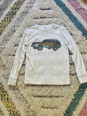 J. Crew Long-Sleeve Tee with Safari Truck Image